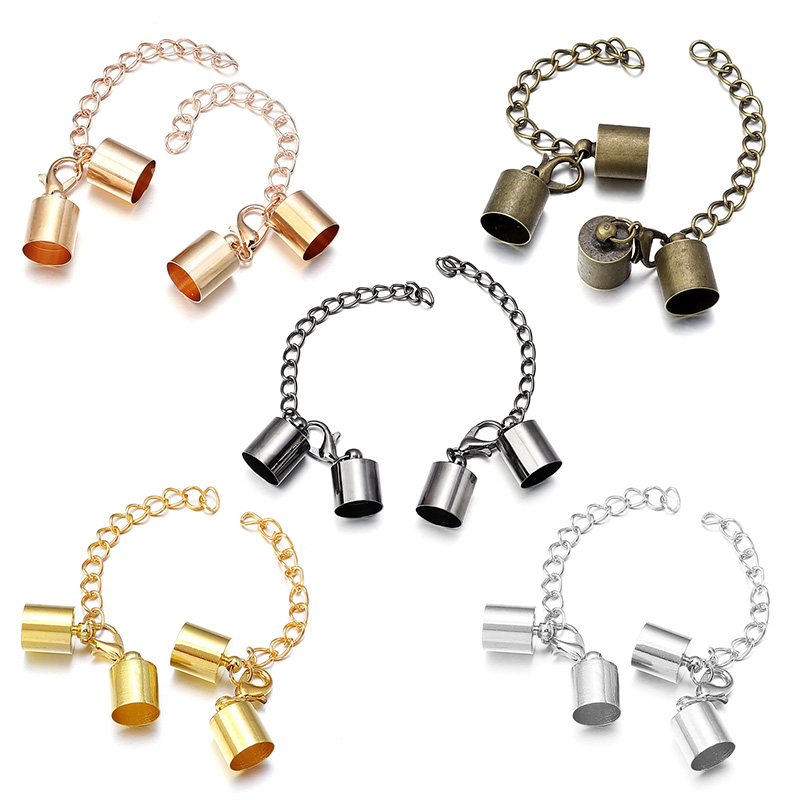10Sets Leather Cord End Caps W - Patent Leather Shine บทวิจารณ์และราคา