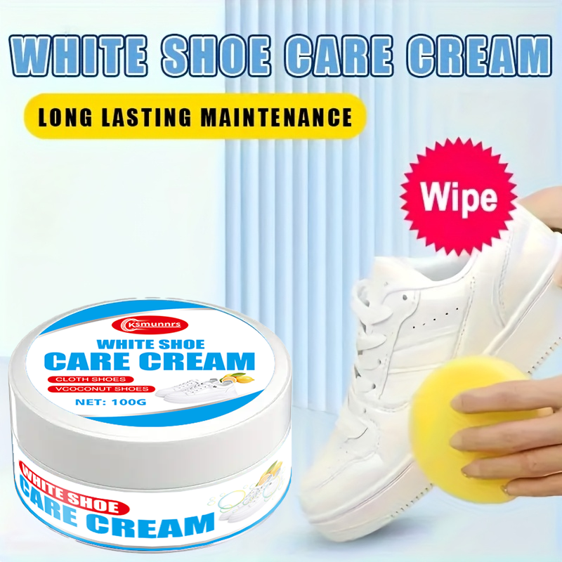 100g white shoe polish with sp - Sneaker Cleaner บทวิจารณ์และราคา